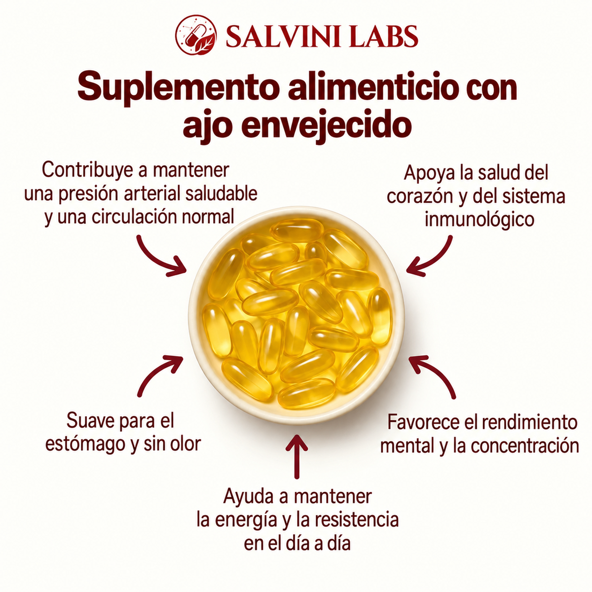 Salvini Labs - Odorless Aged Garlic