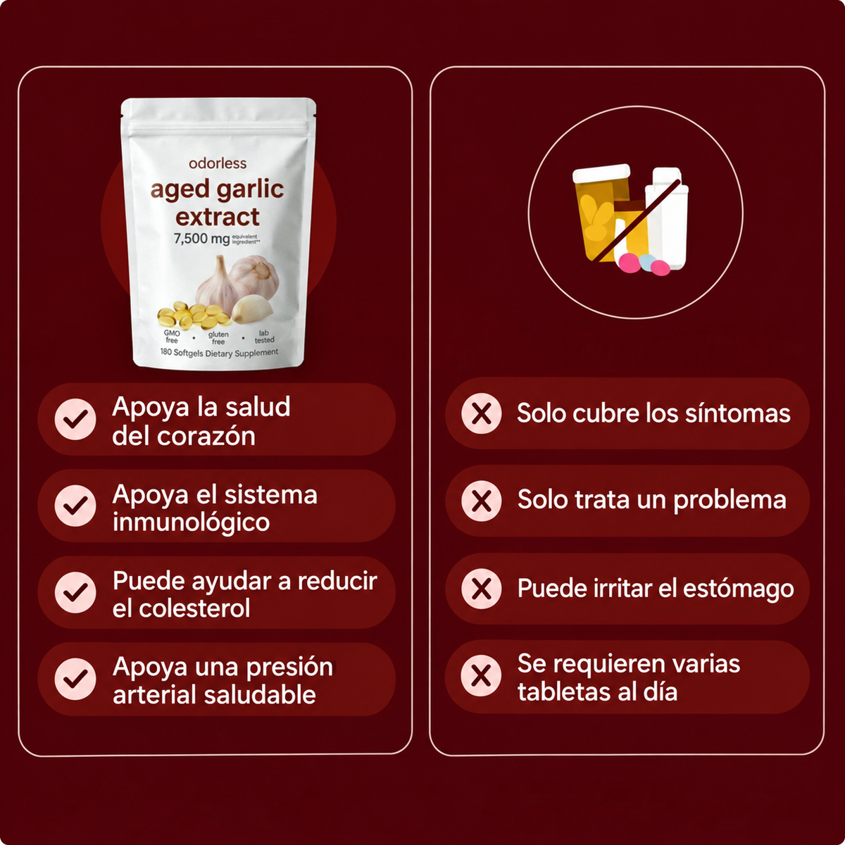 Salvini Labs - Odorless Aged Garlic